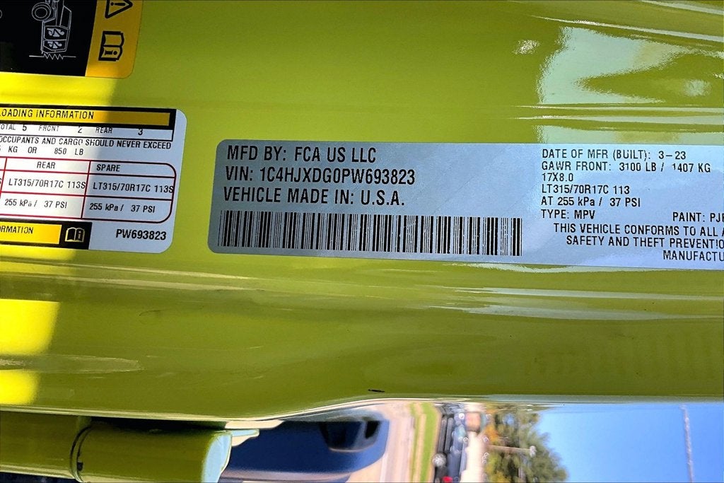 2023 Jeep Wrangler High Tide