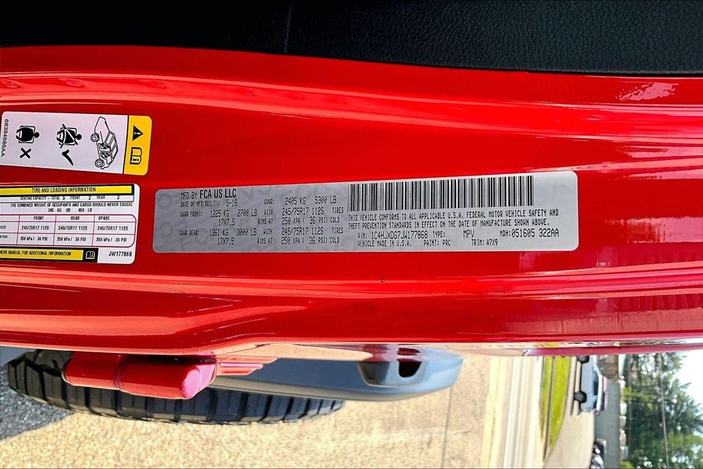 2018 Jeep Wrangler Unlimited Unlimited Sport S