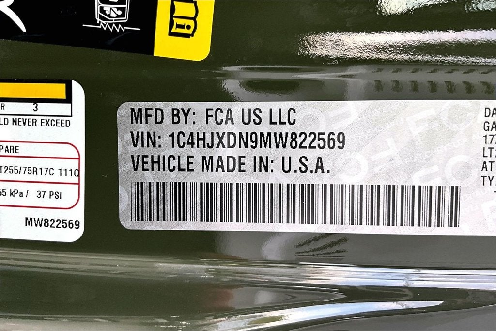2021 Jeep Wrangler Unlimited Unlimited Willys