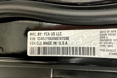 2022 Jeep Grand Cherokee 4xe 4xe