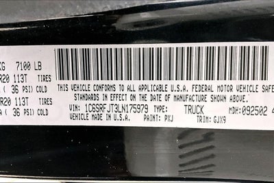 2020 RAM 1500 Laramie