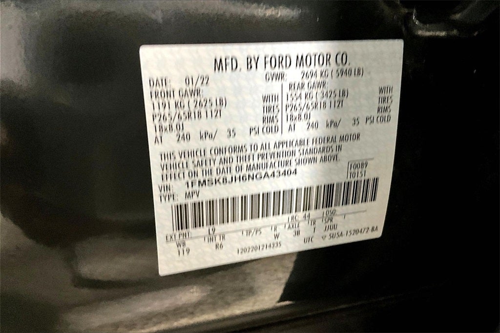 2022 Ford Explorer Timberline