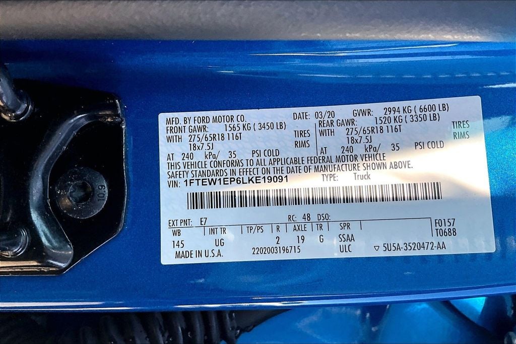 2020 Ford F-150 XLT