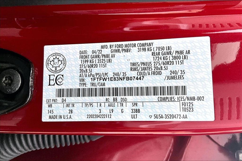 2022 Ford F-150 Lariat