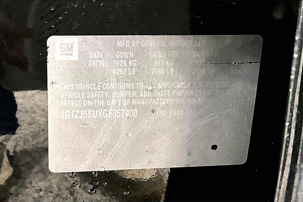 2016 Chevrolet Malibu Hybrid Hybrid