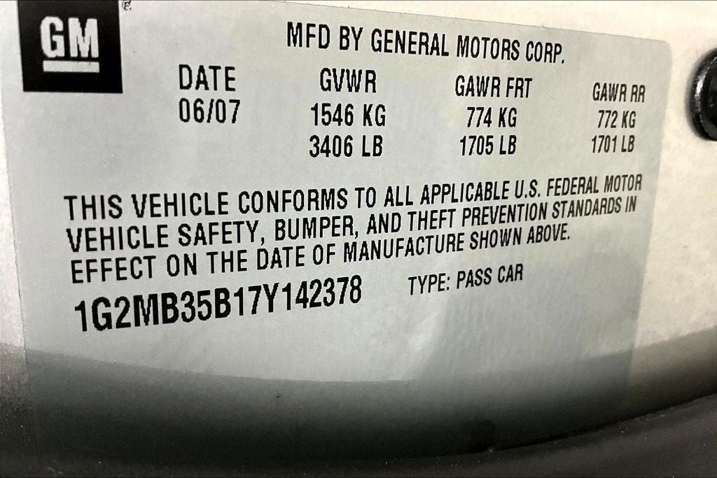 2007 Pontiac Solstice Base