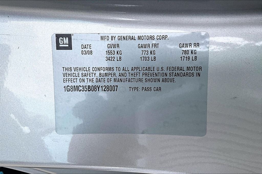 2008 Saturn Sky Base