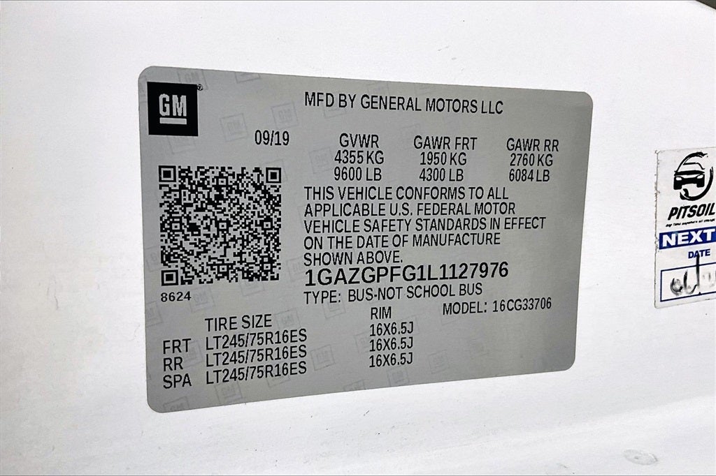 2020 Chevrolet Express Passenger LT Passenger