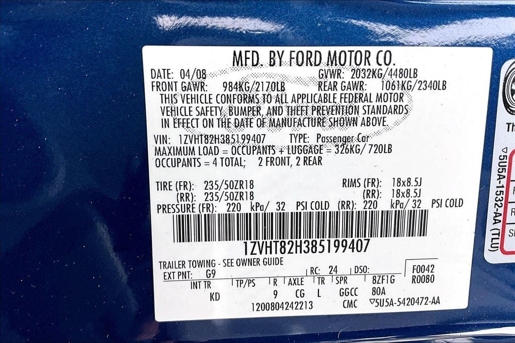 2008 Ford Mustang GT Premium