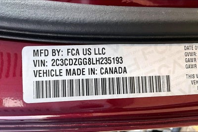 2020 Dodge Challenger SXT