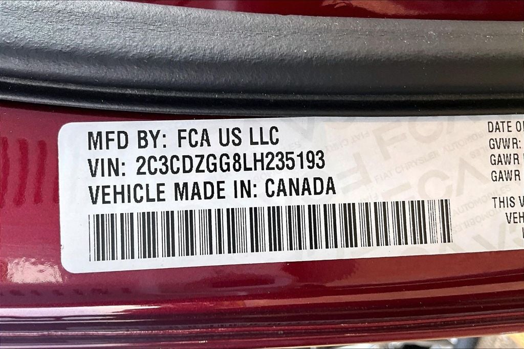 2020 Dodge Challenger SXT