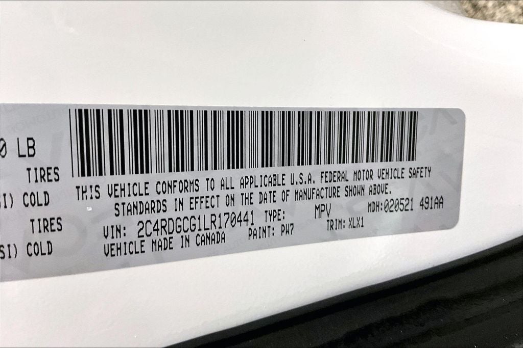 2020 Dodge Grand Caravan SXT