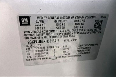 2017 GMC Terrain SLT