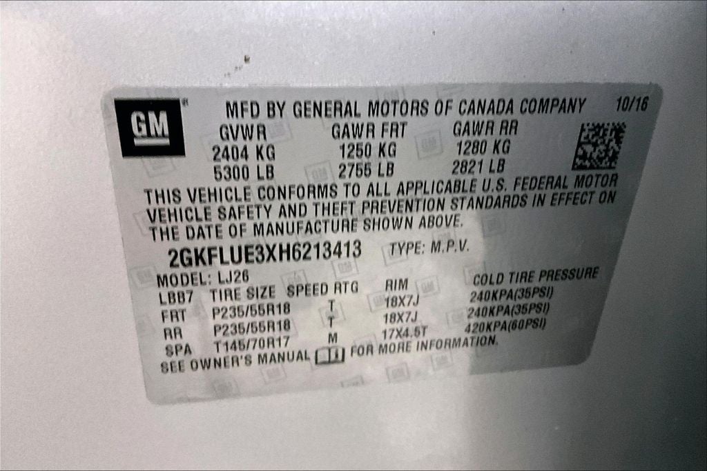 2017 GMC Terrain SLT