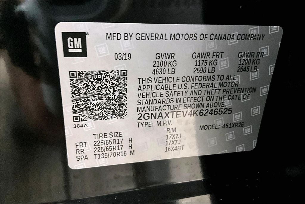 2019 Chevrolet Equinox LT