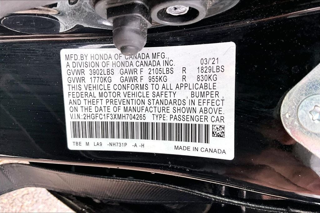 2021 Honda Civic Sedan EX