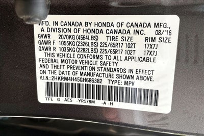 2016 Honda CR-V SE