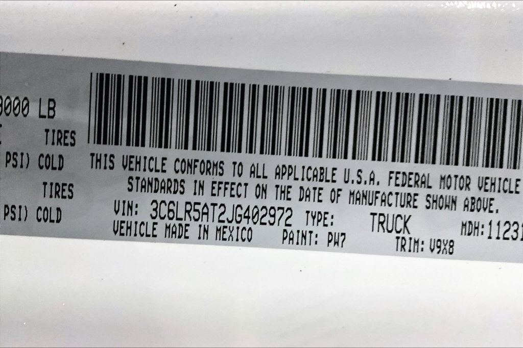 2018 RAM 2500 Tradesman