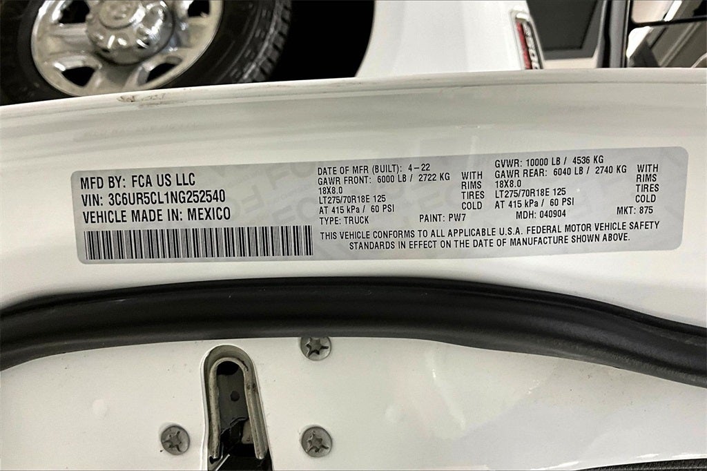 2022 RAM 2500 Tradesman