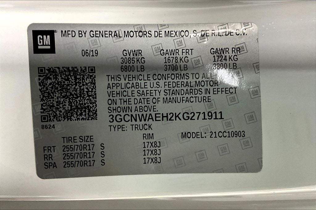 2019 Chevrolet Silverado 1500 WT