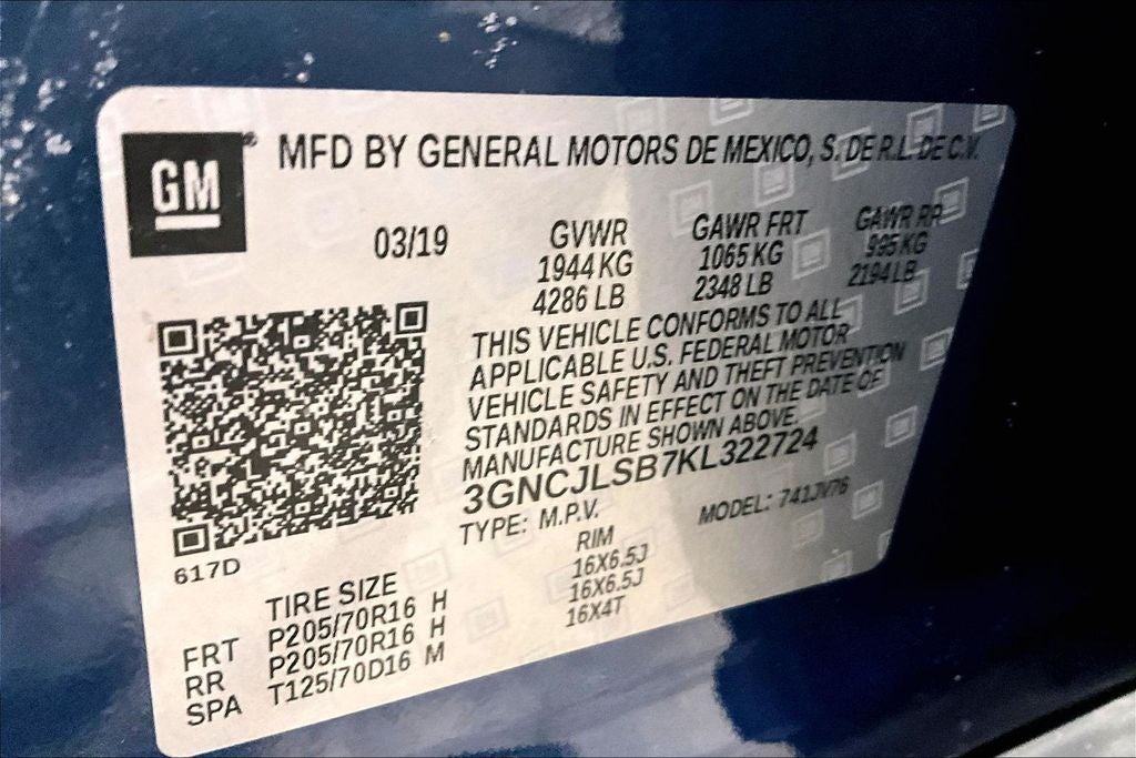 2019 Chevrolet Trax LT