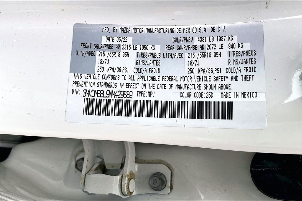 2022 Mazda Mazda CX-30 2.5 S Select Package
