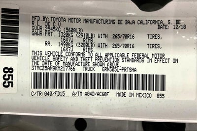 2019 Toyota Tacoma TRD Off-Road V6