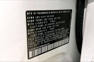 2021 Volkswagen Tiguan 2.0T SE