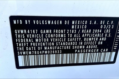 2023 Volkswagen Jetta 1.5T SE