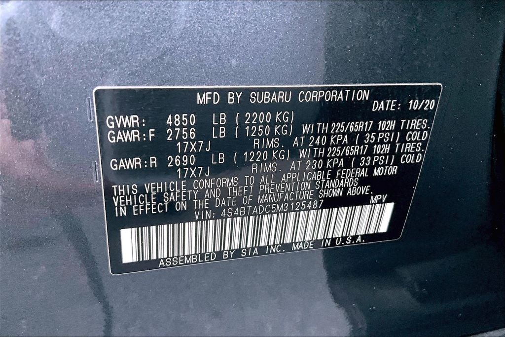 2021 Subaru Outback Premium