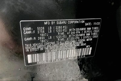 2023 Subaru Outback Touring XT