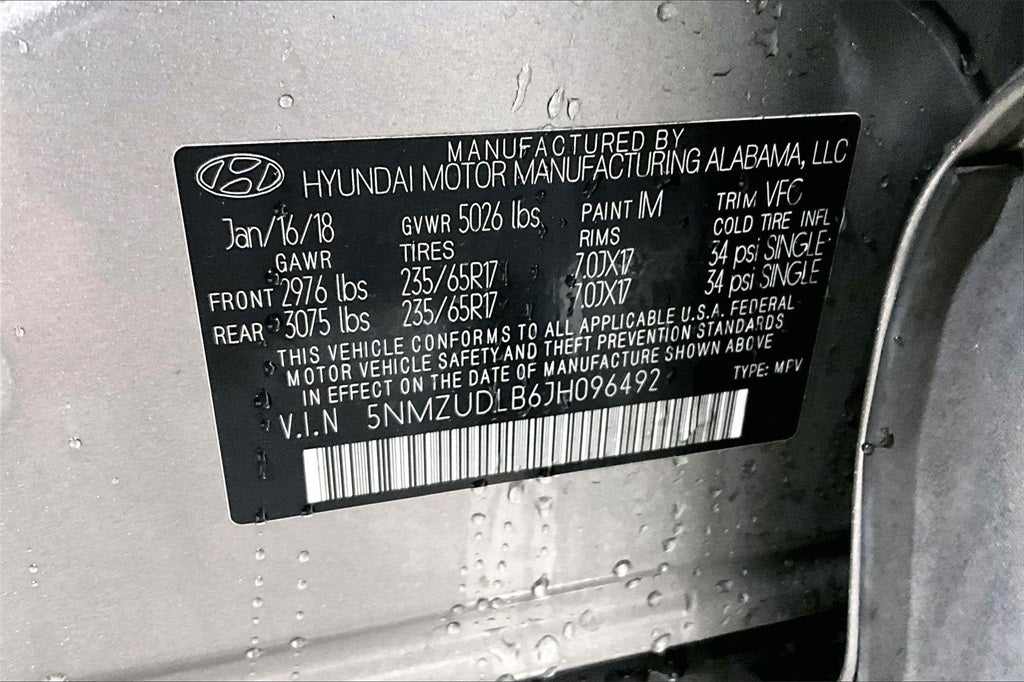 2018 Hyundai Santa Fe Sport 2.4 Base