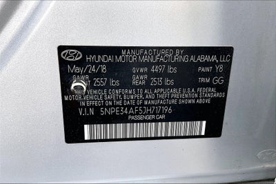 2018 Hyundai Sonata SEL+
