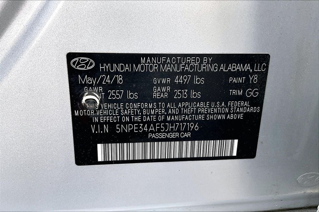 2018 Hyundai Sonata SEL+