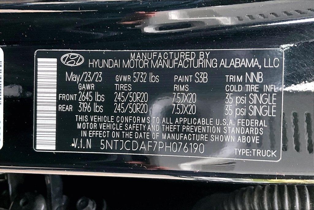 2023 Hyundai Santa Cruz NIGHT
