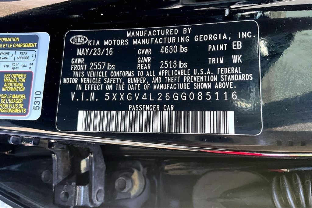 2016 Kia Optima SXL Turbo
