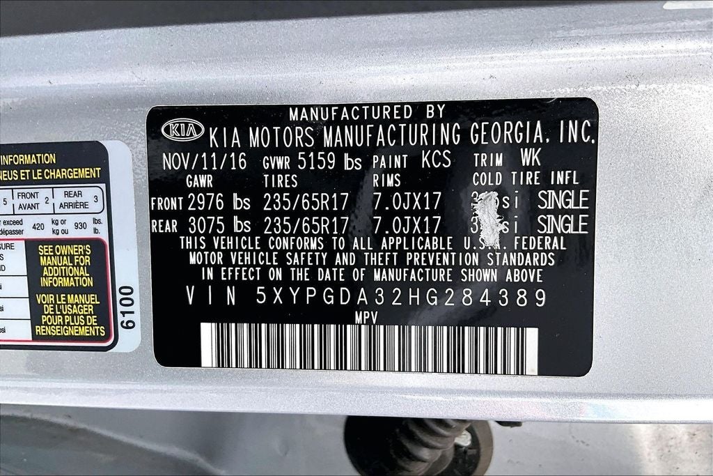 2017 Kia Sorento LX