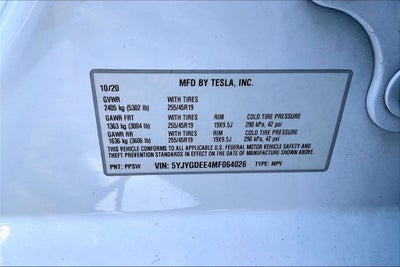 2021 Tesla Model Y Long Range