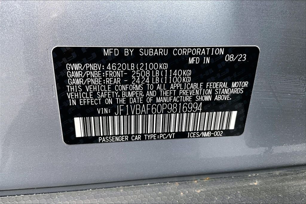 2023 Subaru WRX Premium