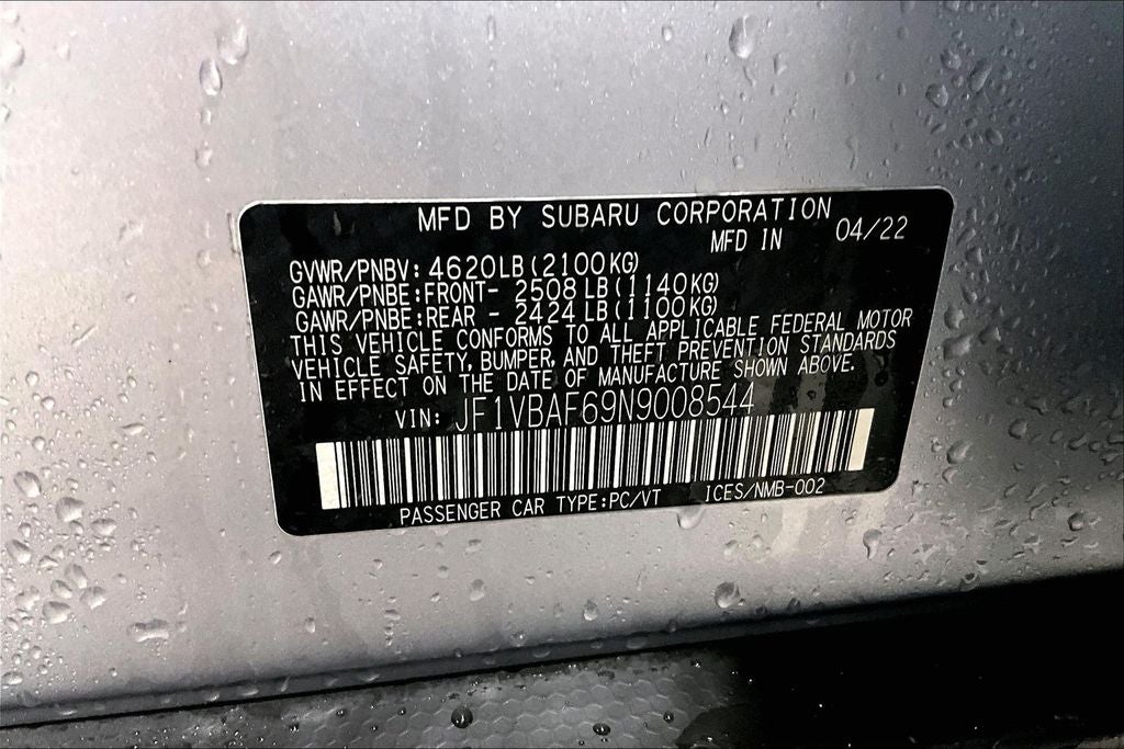 2022 Subaru WRX Premium