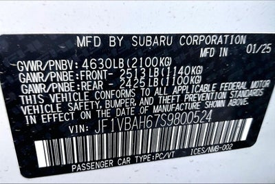 2025 Subaru WRX Premium