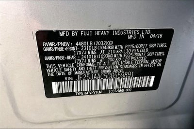 2016 Subaru Forester 2.5i