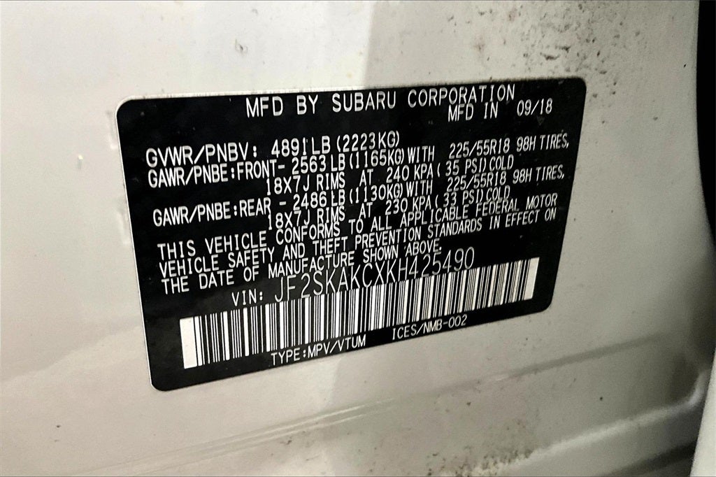 2019 Subaru Forester Sport