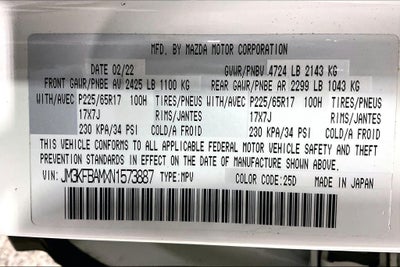 2022 Mazda Mazda CX-5 2.5 S