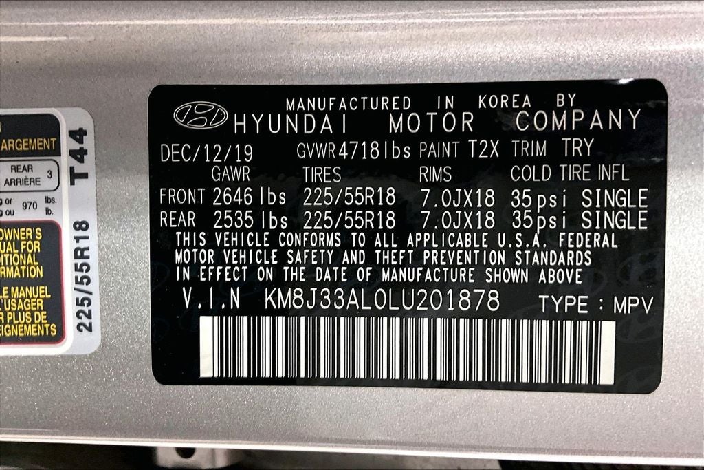 2020 Hyundai Tucson Ultimate