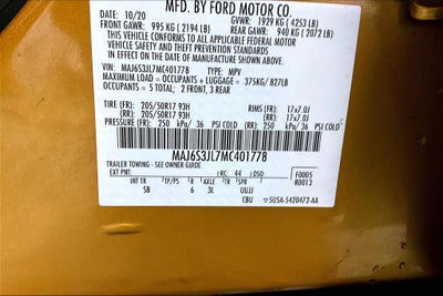 2021 Ford EcoSport SES