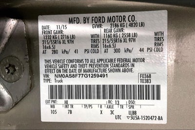 2016 Ford Transit Connect XLT