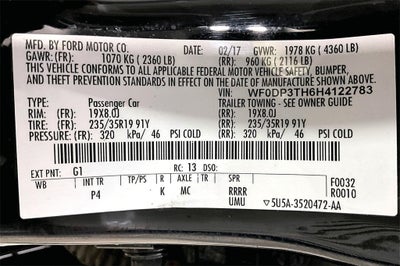 2017 Ford Focus RS RS