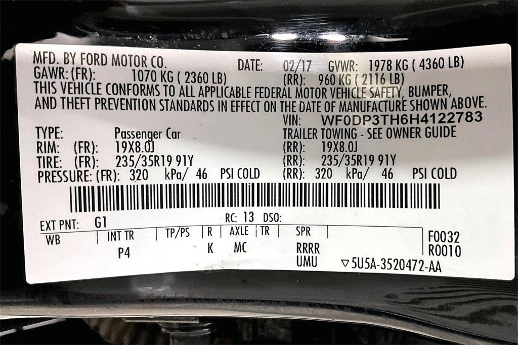 2017 Ford Focus RS RS