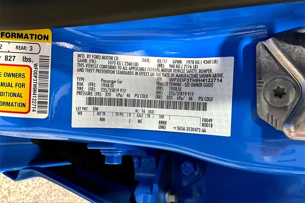 2017 Ford Focus RS RS